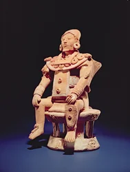 Figure of a Warrior in Full Regalia, from the Isle of Jaina